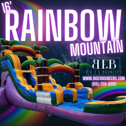 16' Rainbow Mountain waterslide