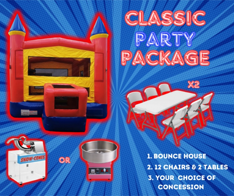 Classic Party Package Bounce House Rentals BigEsBouncers classic-party-package-bounce-house-rentals-bigesbouncers
