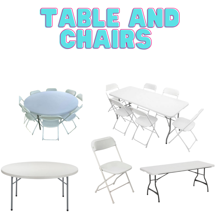 TABLE AND CHAIRS