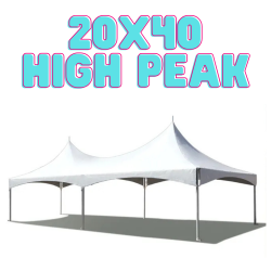 20x40 High peak tent