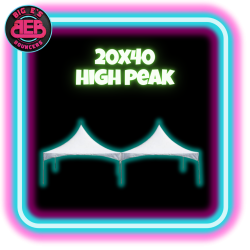 20x40 High peak tent