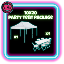 10x20 Party Tent Package