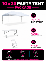 C9771826 E4C0 4115 BB16 72E1A0A99E3A 1779288428 10x20 Party Tent Package