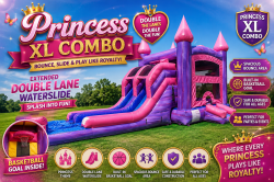 pink20princess20bounce20house20waterslide 1778509549 Princess XL Combo wet or dry