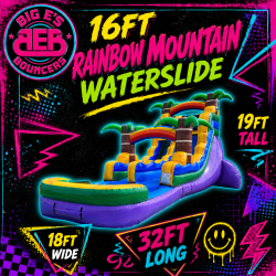 16ft  Rainbow Mountain waterslide