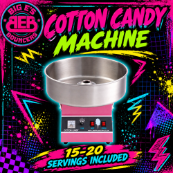 Cotton Candy Machine w/ 15-20 Servings