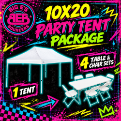 10x20 Party Tent Package