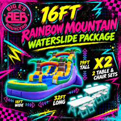 16ft Rainbow Mountain waterslide package