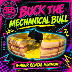 Buck The Mechanical Bull (2Hour Rental Minimum)
