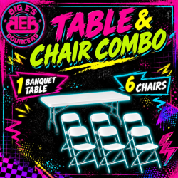 Banquet Chairs And Table Combo
