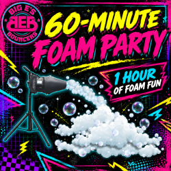 Foam party package 60 min