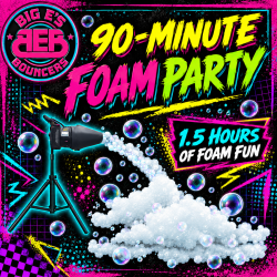 Foam party package 90 min